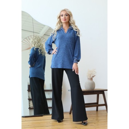 Female pulver, size 42, blue color-10