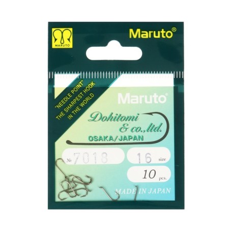 Mushin hooks Maruto 7018, color BR, No. 16, 10 pcs.
