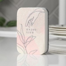 Foam -sponge Enjoy Life 9x6 cm