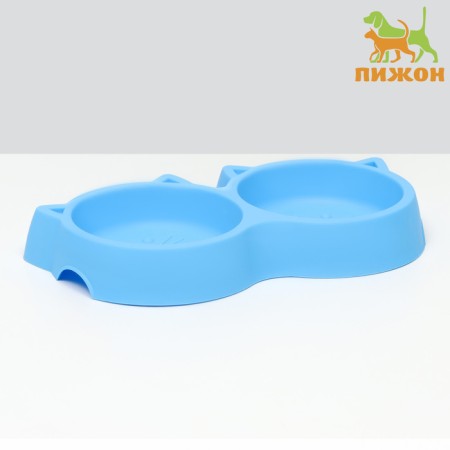 Plastic Double "cat" 25 x 13 x 3.5 cm, blue