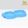 Plastic Double "cat" 25 x 13 x 3.5 cm, blue