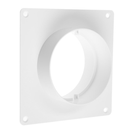Round channels connector Zein, D = 100 mm, ventilation, with an overhead plate-2