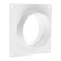 Round channels connector Zein, D = 100 mm, ventilation, with an overhead plate