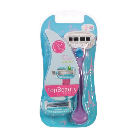 Female female Topbeauty Paris violet + interchangeable cassettes, 2 pcs (compatible c Venus)-2