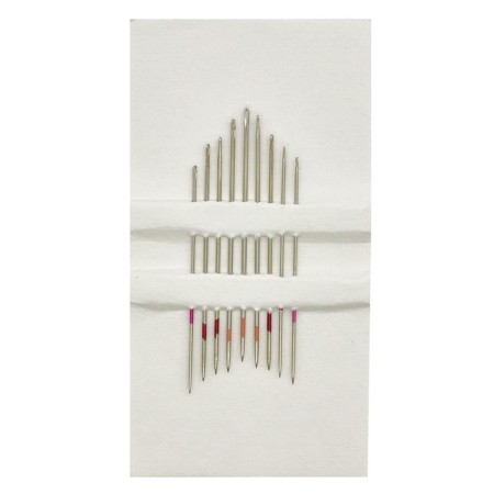 Manual needles with a colored strip for even stitches, No. 7-9, 9 pcs-1