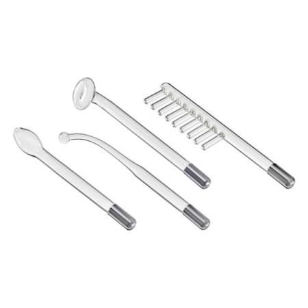 Darsonval for the face, body and head KZ 1174, pulse, 4 nozzles, from the network, white-6