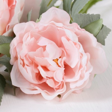 Artificial flowers "Lunar river peony" 12x85 cm, pink-1