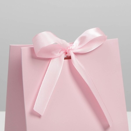 Gift package with tape, packaging, "pink", 13 x 19 x 9 cm-5