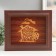 Key closed "Home Sweet" 26.5x31.5 cm nut