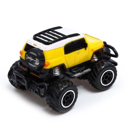 Radio -controlled jeep "Cruiser", works from batteries, yellow color-2