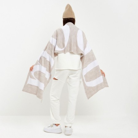 Feminine bilateral mist beige, size 47*226cm-2