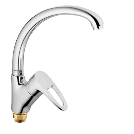 Fashun A4165-2 kitchen mixer, single-leaf, 40 mm cartridge, brass, chrome
