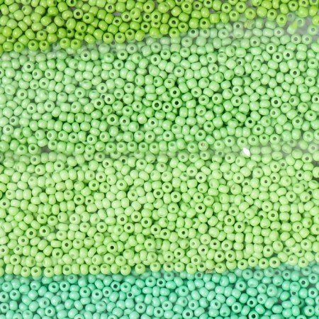 Round Beads 12/0 "Foliage Colors" 6 colors x 10 g 20x8 cm-3