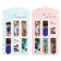 A set of magnetic bookmark for books Calligrata 6 pieces, "anime", mix