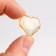 Plastic sores are decorative, set of 100 pcs., Size 1 pc. - 2 × 2 cm, gold color