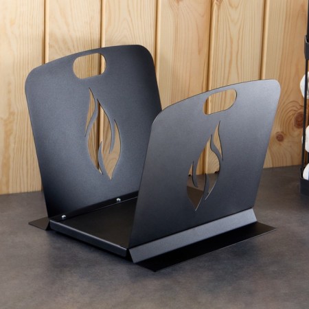 Drovnya with handles "Fire" 390*420*370
