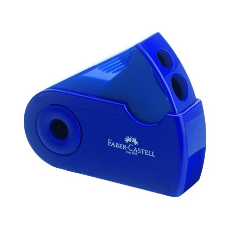 Carpet Faber-Castell with Sleeeve 2 Container 2 holes, red/blue-2
