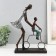 Polystone souvenir "Mom teaches her son to ride a bicycle" under metal 24x8x31 cm