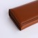 Women's wallet on a magnet, brown color