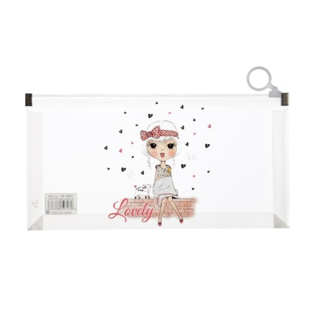 Lightning folder-convert format A6, 180MKR, with a drawing "Little Girl", mix-3