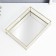 Standing interior glass with a “rectangular” mirror 4.5x15x20 cm