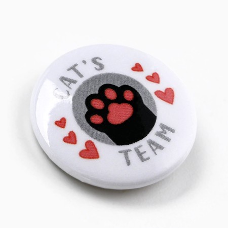 Metal icon "Cat’s Team", 25 mm-1