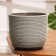 Flower Pot "Vine" Green gray Book No. 3, 2.9 liters