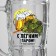 Glass beer glass "with light steam", 500 ml