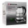 Electric kettle Brayer BR1003, glass, 1.7 l, 2200 watts, adjustment t °, silver
