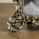 Photo frame Polystone 10x15 cm "Empire" Elevated silver 28.5x21 cm