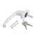 Hand with a lock, metal. 37mm WH038 RAL 9016, white