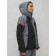 Ski suit female, size 60, black color