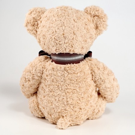 Soft toy "Bear", curly, 55 cm, beige color-3