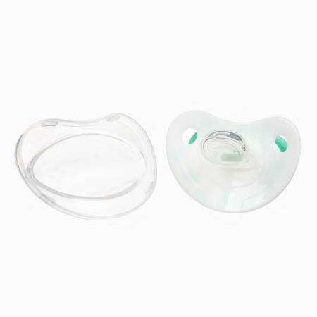 Nipple - orthodontic dummy "birds", +6 months, green color-5