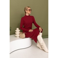 Women's dress, size 42, red color