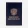 Cover for a pension certificate, blue color