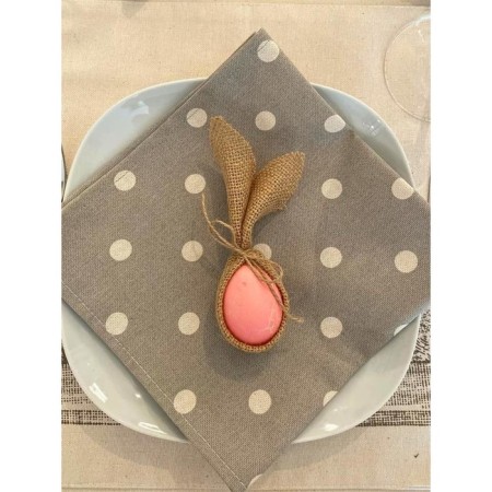 Set of serving napkins Grey Polka Dot, size 40x40 cm, peas, gray, 2 pcs-2