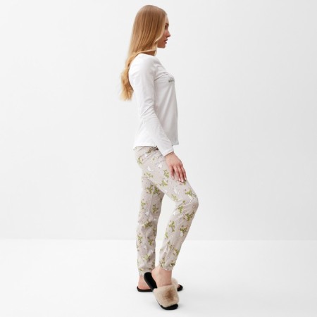Pajamas female, white/gray color, size 46-48-2