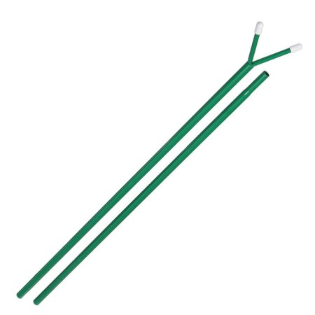 Support for branches, h = 160 cm, d = 1 cm, metal, green, greengo