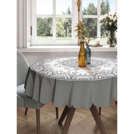 The tablecloth "openwork circles", round, Saten, d = 150 cm