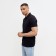 T-shirt (Polo) Male Minaku Regular Fit: Black Color, Rr. 54