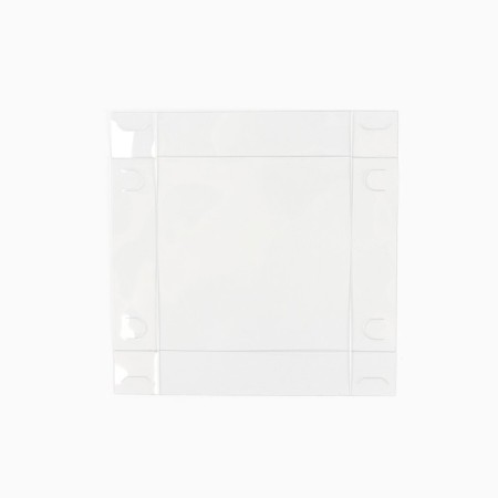 Box for confectionery products with PVC-patch “Happy New Year!”, 10.5 x 10.5 x 3 cm, New Year-8