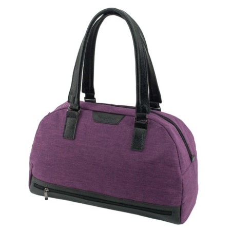 Road bag, textiles, lilac 43x17x27 cm