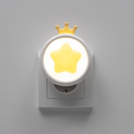 Nightlight "Royal Star" 1W LED light sensor 7x8x10cm-5