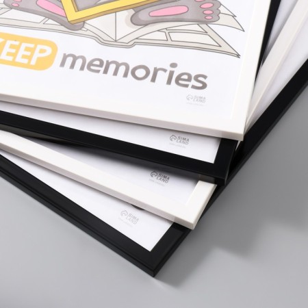 Set of frames "Format" 30x40 cm, 4 pcs. Black/white color-1