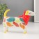Souvenir Ceramics "Pyosik with a scarf" Multi -colored spots 16.7x5x11.8 cm