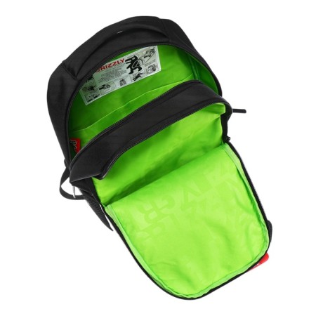 School backpack, 38 x 29 x 16 cm, Grizzly, ergonomic back, black-7