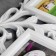 Photo frame plastic in 2 photos 10x15 cm "3 roses" white 34x20 cm