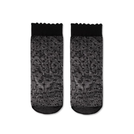Women's socks in the CONTE Elegant Fantasy romes, size 23-25, Nero color-1
