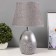 Lidner table lamp E14 40W gray-silver 23x23x36 cm